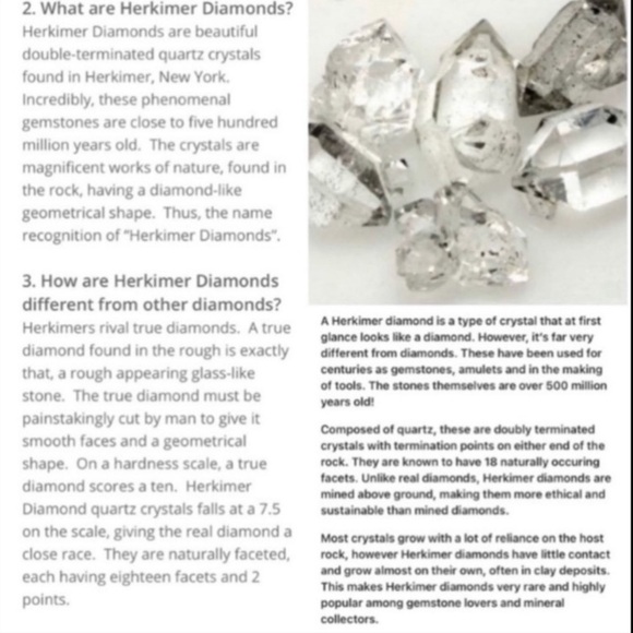 Genuine herkimer diamonds crystal quartz red cz ruby garnet dangly earrings . - Picture 9 of 11